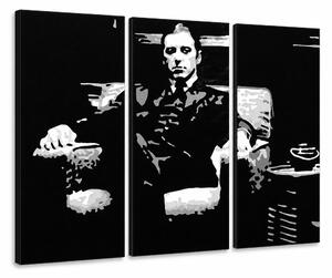 Tablou POP ART pictat manual GODFATHER 3 buc god8 - 60x40 cm