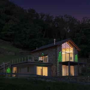 LEDVANCE SMART+ WiFi Floodlight, RGBW negru 100W