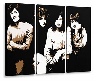Tablou POP ART pictat manual Led zepelin 3 piese lz - 60x40 cm