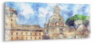 Tablou - Biserica Santa Maria di Loreto, Roma, Italia (120x50 cm)