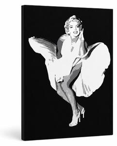 Tablou POP ART pictat manual Marilyn Monroe 1 buc mon6 - 30x40 cm