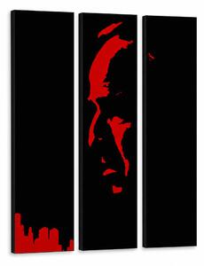 Tablou POP ART pictat manual Marlon Brando 3 buc gff - 60x60 cm