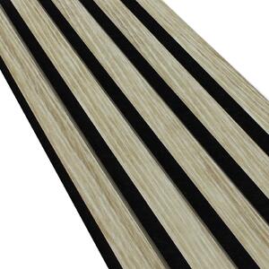 Riflaj Decorativ Tip Panou Acustic 20 cm Stejar