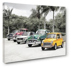 Tablou canvas Vintage Cars 60x90 cm