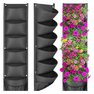 Jardiniera verticala impermeabila, suport de flori pentru gard