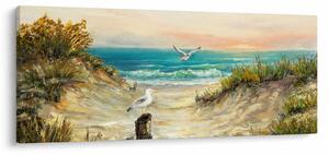Tablou - Plaja cu nisip (120x50 cm)
