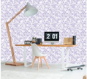Tapet vlies de lux ornament retro violet