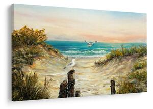 Tablou - Plaja cu nisip (90x60 cm)