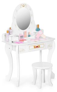 Masă cosmetică pentru copii cu accesorii pentru micile frumuseți