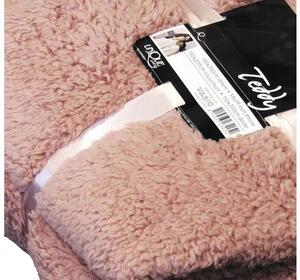 Pătură Teddy roz 150x200 cm