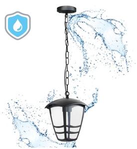 Lustră de exterior pe lanț TEVIO 1xE27/60W/230V IP54 negru