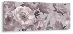 Tablou - Vintage bujorii (120x50 cm)