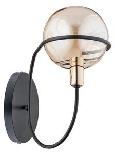 Aplică PETRA 1xE14/10W/230V negru/auriu