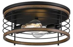 Plafonieră Westinghouse 61250 ACKTON 2xE27/60W/230V lemn recuperat