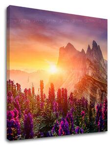 Tablou de perete MOUNTAINS_ - 30x30 cm