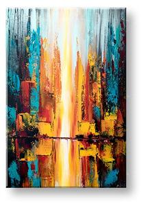 Tablou de perete pictat ABSTRACT 1 parte - 60x90 cm
