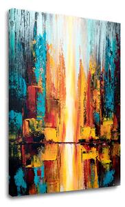 Tablou de perete pictat ABSTRACT 1 parte - 60x90 cm