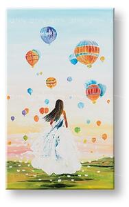 Tablou de perete pictat FEMEIE 1 parte - 60x100 cm