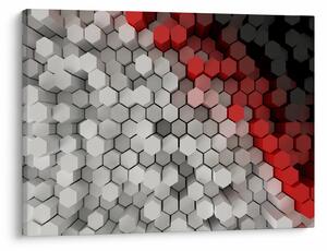 Tablou - 3D hexagoane (70x50 cm)