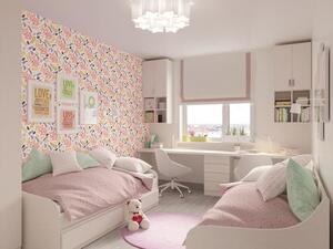 Tapet vlies de lux vulpi roz