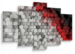 Tablou - 3D hexagoane (150x105 cm)