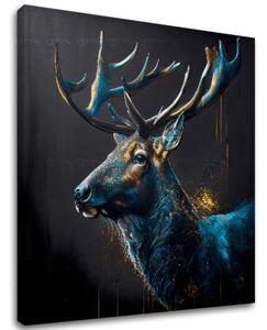 Pictură decorativă pe pânză - PREMIUM ART - Peaceful Forest Guardian - 80x80 cm
