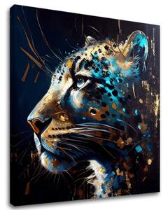 Pictură decorativă pe pânză - PREMIUM ART - Spotted Hunter's Elegance - 60x60 cm