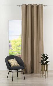 Draperie cu inele Solevito Amadeo cafea 140x260 cm