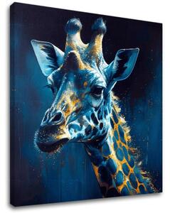 Pictură decorativă pe pânză - PREMIUM ART - Towering Majesty of Giraffe - 80x80 cm