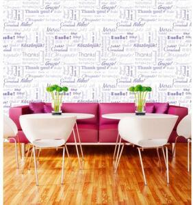 Tapet vlies de lux texte mov
