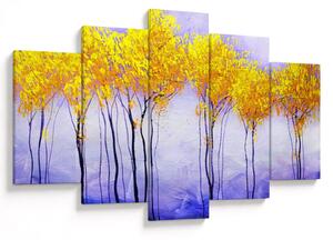 Tablou - Copaci galbeni (150x105 cm)