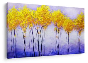 Tablou - Copaci galbeni (90x60 cm)