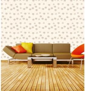 Tapet vlies de lux model floral bej