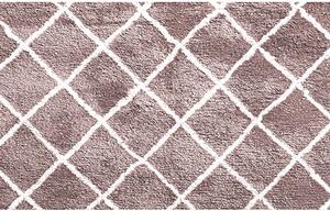 Covor Shaggy Stream romburi rosé 160x230 cm