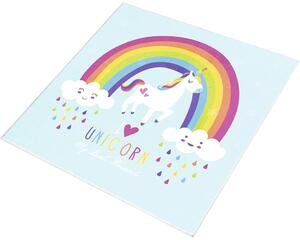 Covor copii Solevito Nela Unicorn 100x100 cm