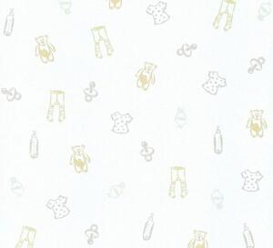 Tapet vlies pentru perete little stars 35845-2