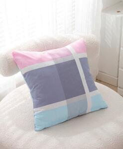 Lenjerie de pat din microsatin roz-mov pentru pat de o persoană cu 3 piese 140x200 cm Logan – My House
