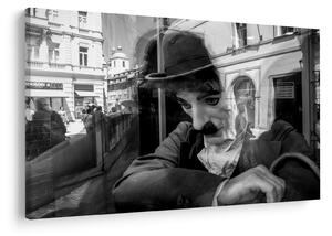 Tablou - Charles Chaplin la Praga (90x60 cm)