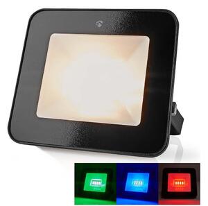 Nedis WIFILOFC20FBK-LED Proiector LED SmartLife RGBW, 20W, 230V, Wi-Fi, IP65