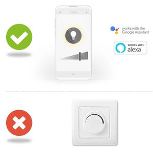 Nedis WIFILOFC20FBK-LED Proiector LED SmartLife RGBW, 20W, 230V, Wi-Fi, IP65