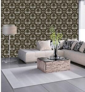 Tapet vlies de lux ornament clasic maro