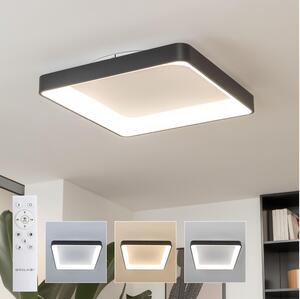 Brilagi - Plafonieră LED dimabilă FALCON II LED/125W/230V 60x60 cm neagră +telecomandă