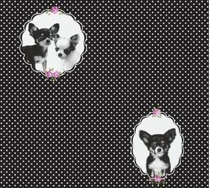 Tapet vlies pentru perete little stars 35851-2