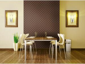 Tapet vlies de lux cuburi 3d maro verticale