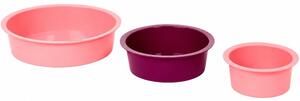 Set 3 forme Pufo Cake din silicon pentru blat de tort, prajituri- rezistente si usor de utilizat