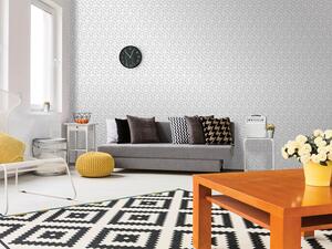 Tapet vlies de lux flori moderne albe