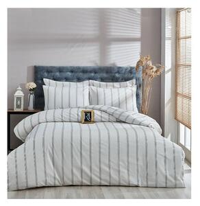 Lenjerie de pat crem din bumbac pentru pat dublu-extinsă 200x220 cm – Mila Home