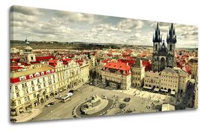 Tablou de perete Panorama ORAȘ PRAGUE - 30x60 cm