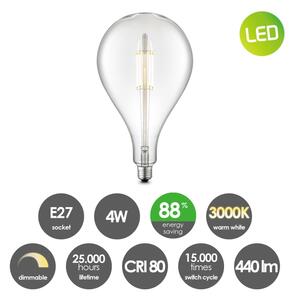 Bec LED dimabil VINTAGE EDISON E27/4W/230V 3000K