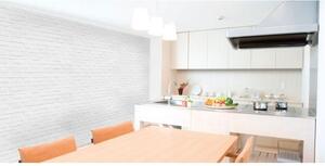Tapet vlies de lux zidet de cărămidă albă